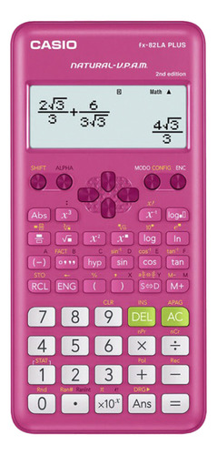 Calculadora Científica Casio Fx-82la Plus - Rosa