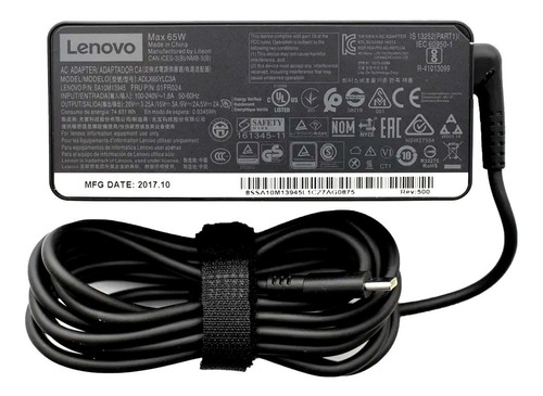 Cargador Lenovo Thinkpad Usb-c E480 L580  20v 3.25a Original