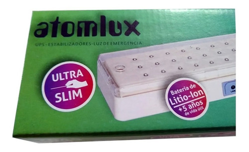 Imagen 6 de 9 de Luz De Emergencia Atomlux 2045 Litio Led 42 Leds 15 Horas