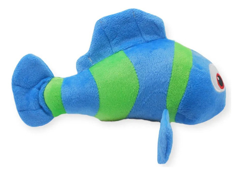 Peluche Pez Blucito 26 Cm Color Azul