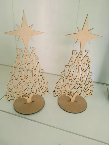 10 Enfeite De Natal Arvore Com Mensagens Positivas Em Mdf 10 Enfeite De Natal Arvore Com Mensagens Positivas Em Mdf
