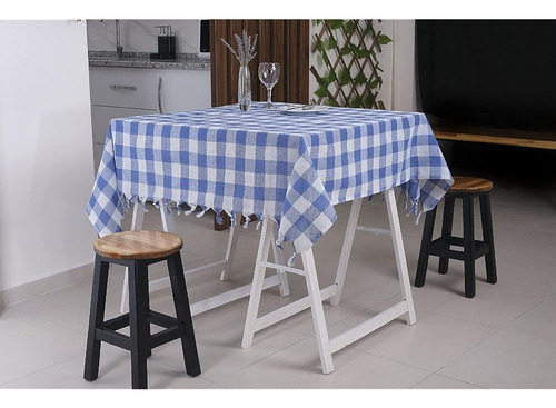 Destalya Mantel A Cuadros 55 X 55 Pulgadas Manta De Picnic C