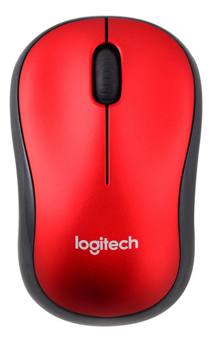 Logitech 910-003635 Mouse M185 Rojo Inalambrico