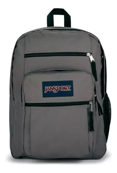 Mochila Jansport Big Student Graphite Grey Color Gris Diseño De La Tela Liso