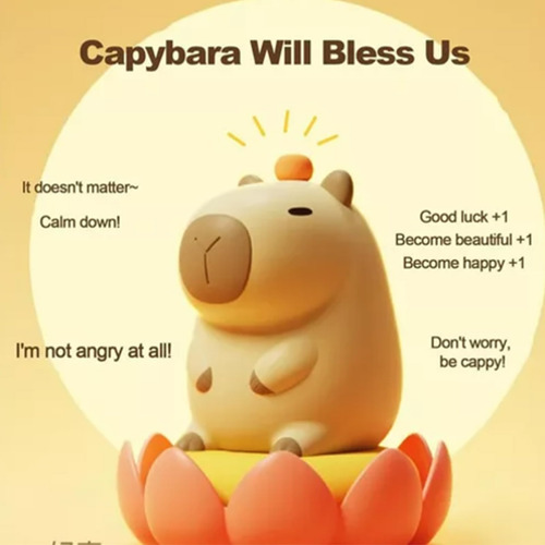 Capibara Lampara, Lampara De Capibara, 1pcs Lámpara Led
