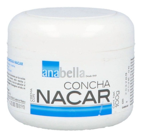 Crema Concha Nácar 100g Anabella