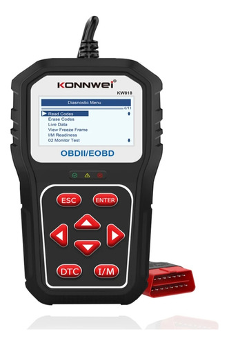 Escáner Automotriz Konnwei Kw818