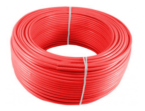 Imagen 1 de 1 de Alambre O Cable Rígido N12'' Rojo X 100 Metros Procables 