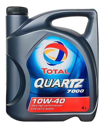 Aceite Total Quartz 7000 10w40 Semi-sintético 4lts Nafta