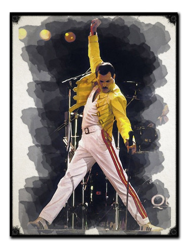 #848 - Cuadro Decorativo Vintage Queen Freddie Mercury Rock