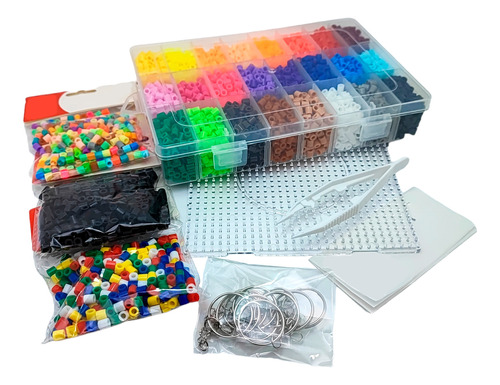 Pack Mostacillas Planchables Hama 5 Mm, 24 Col, 5000 Beads
