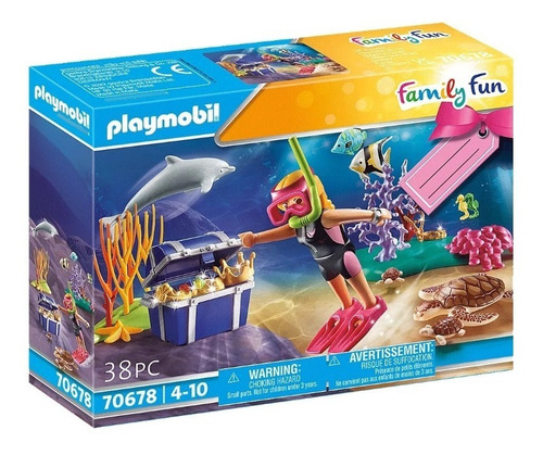 Playmobil Gift Set - Set Buceadora De Tesoros - 70678