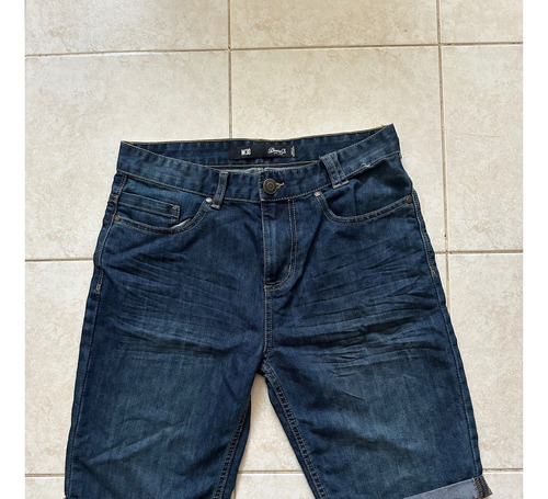 Bermudas Jean Hombre Talle 30. Impecable