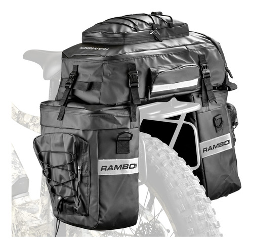 Rambo Bikes Bolsa De Accesorios Triple. Bolsa De Alforja Tr.