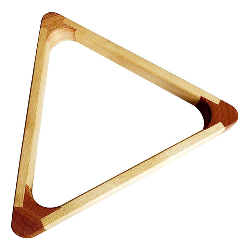 Estante De Bola Triangular De Billar De Madera, Taco De