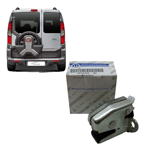 Fechadura Porta Traseira Bau Doblo 2005 2006 2007 Mopar