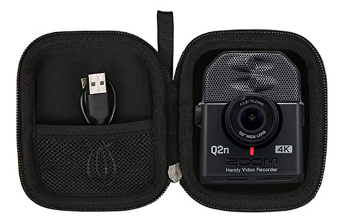 Estuche Resistente Para Grabador Zoom Q2n-4k (negro) Compati