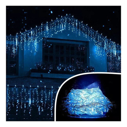400 Luces Led Navideñas Impermeables De 10 M, Color Blanco F