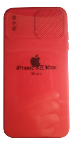 Forro Protector Silicón  Case Con Gamuza iPhone XS Max 