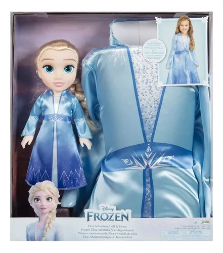 Elsa Frozen 50cm Disney Store Boneca Tecido Original