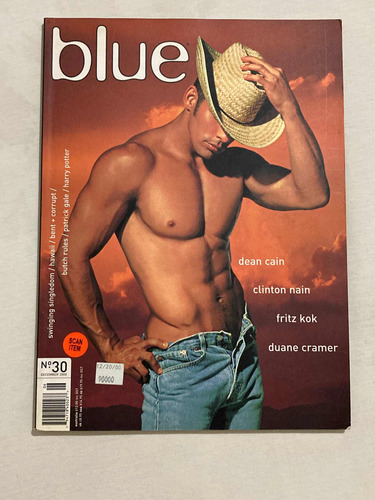 Revista Gay (not Only) Blue / Dean Cain Australia Dic 2000