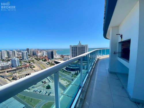 Imagen 16 de 30 de Apartamento En Venta 3 Dormitorios Y Servicio Playa Mansa Piso Alto Con Parrillero Propio - Punta Del Este Mansa