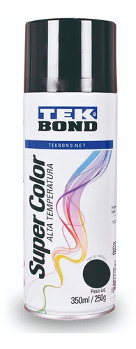 Pintura Aerosol Negro Brillante Tek Bond 350ml