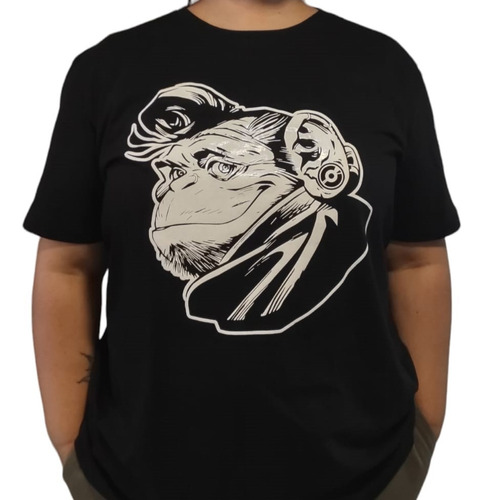 Polera De Mono, Chimpancé, Rockabily, Algodón, Mujer /hombre