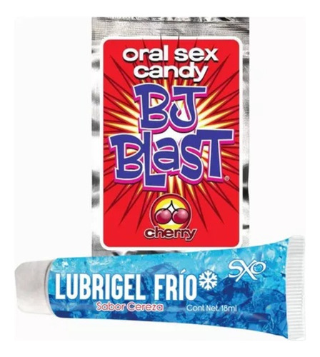 Lubrigel Sxo Efecto Frio Cereza & Bj Blast Sexo Oral Sabores