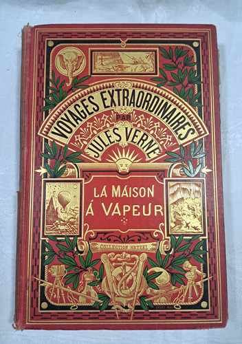 Libro Julio Verne La Maison A Vapeur Frances 1905 B150