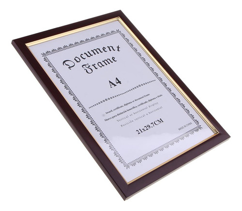 Diploma Certificado Foto Obra De Arte Marco De Vino Rojo