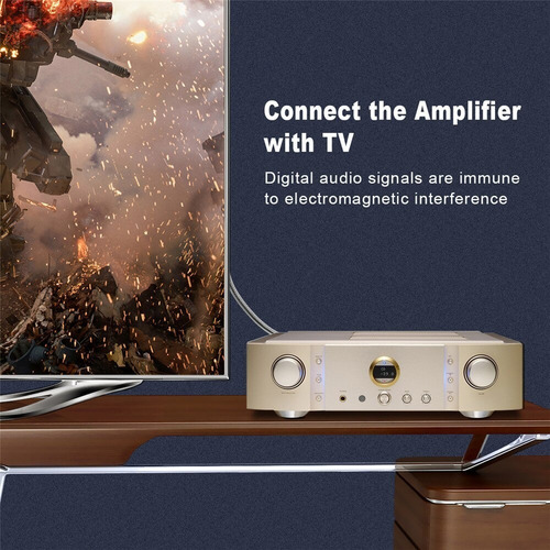 Imagen 6 de 6 de Cable De Audio Optico Digital Toslink Spdif 1mt Calidad
