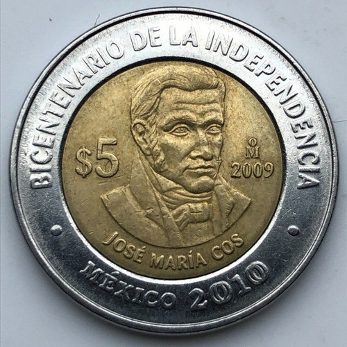 Monedas Bicentenario De La Independencia Mexico Jose Maria C