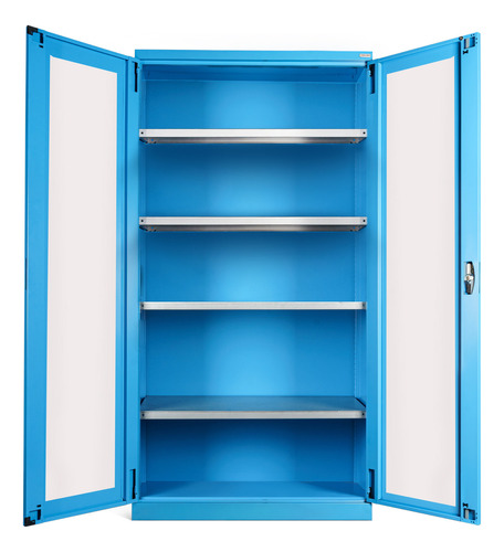 Armario Storage Compat 102x55x200cm Para 800 Kg Faa140201 Color Azul