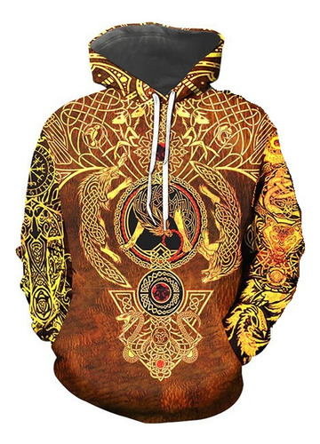 Sudadera 3d De Mitología Vikinga De Halloween Cosplay