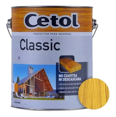 Cetol Classic Satinado Impregnante Protector Exterior X 1lts