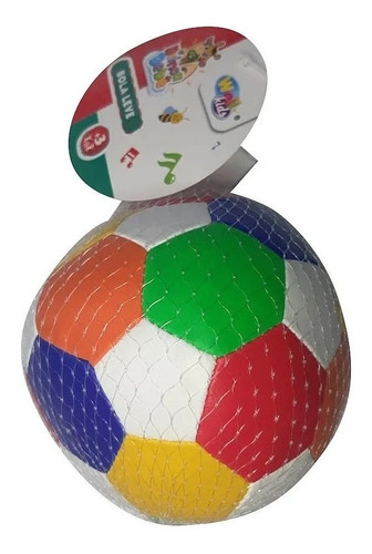 Bola Macia Colorida Bebê Colorida 13cm De Futebol Infantil