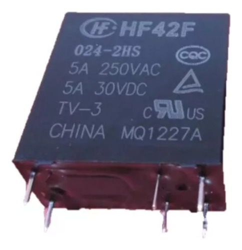 Rele Relay  Hf42f 024 2hst 24v 5a Reemp Ftr-f4ak024t 6 Pin