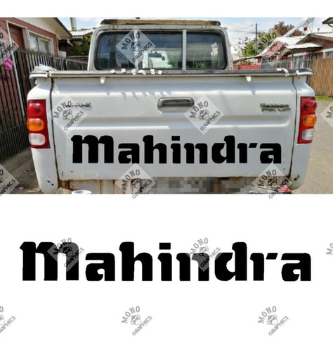 Stickers Mahindra Letras Portalón 