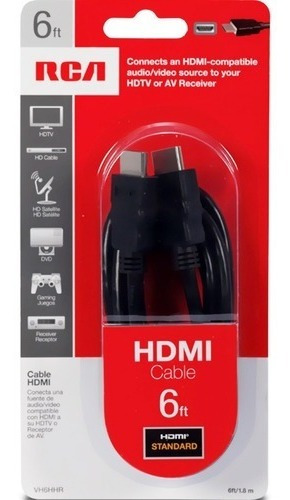 Cable Hdmi De 1,8 Metros Vh6hhr 1080p Hd Audio Video