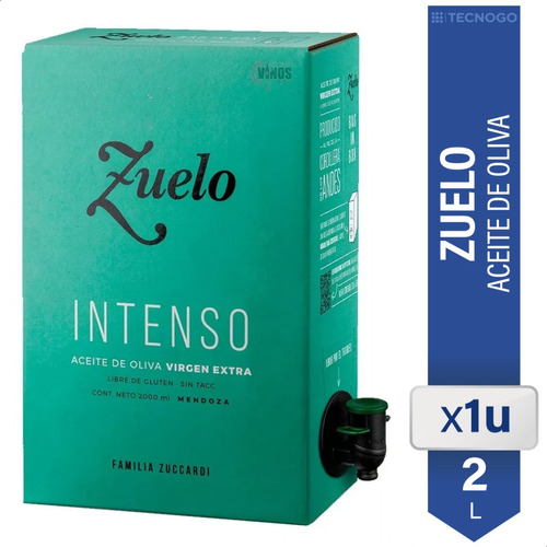 Aceite Zuelo Intenso Baginbox X 2 Lts - Flia Zuccardi