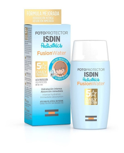 Protector Solar Isdin Fusion Water Pediatrics Spf50 50ml