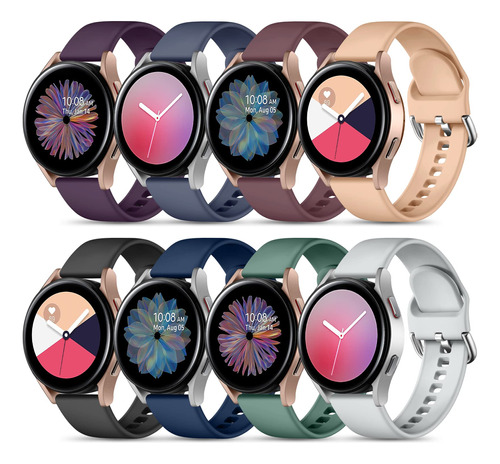 Maledan Paquete De 8 Correas Compatibles Con Galaxy Watch 4