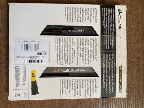 Imagem 2 de 6 de Memória Corsair Vegeance 2x8gb Ddr 3200mhz