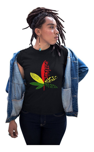 Camisetas Con Silueta Dama Rastafari Oferta