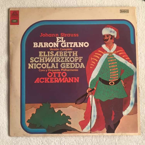 El Barón Gitano. Johann Strauss. Emi. Vinilo