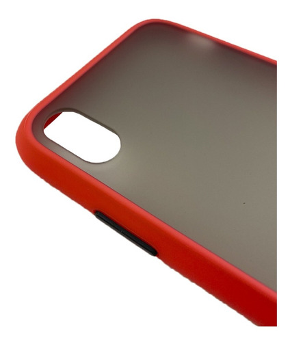 Carcasa Para iPhone XS Max Jelly Candy Silicona Color Rojo