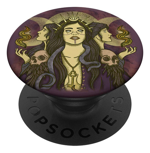 Brujeria Pagan Pop Grip Bruja Diosa Diseño Popsockets