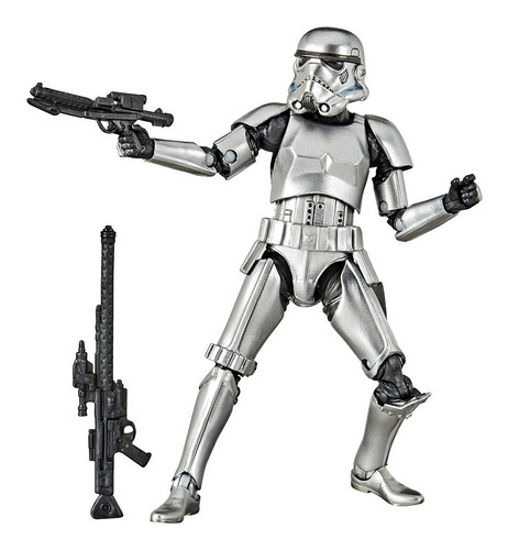 Star Wars 40 Anos Black Series Stormtrooper Metallic Hasbro