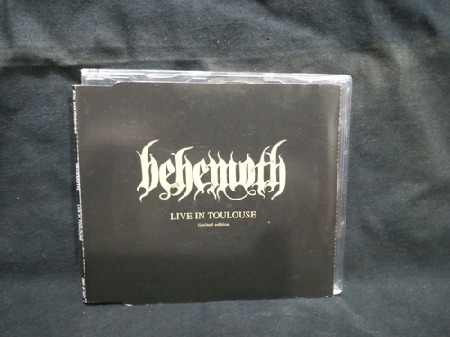 Cd Ep Behemoth Live In Toulouse Importado Polonês 2002